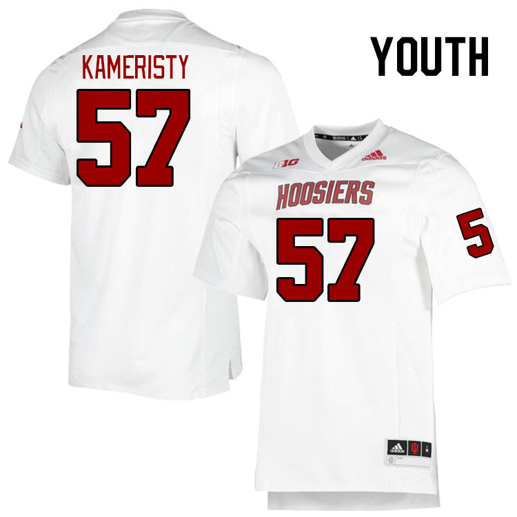 Youth #57 Julian Kameristy Indiana Hoosiers College Football Jerseys Stitched-Retro